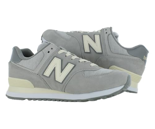 New Balance 574 Unisex Shoes Size 9, Color: Grey/Beige-Grey/Ash Grey3
