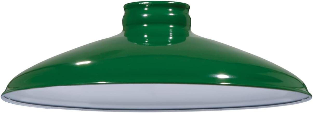 B&P Lamp® 10" Industrial Style Metal Lampshade (Green)