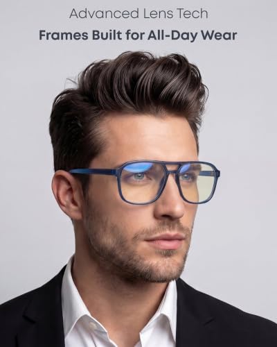 Image of Prospek Blue Light Blocking Glasses for Men Women, Computer Readers