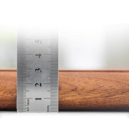 Planche à découper rectangulaire en bois massif épais avec support table