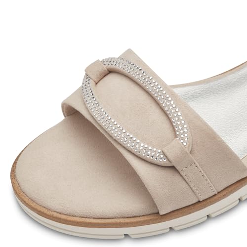 MARCO TOZZI Women's 2-28603-42 Wedge Sandal, Dune, 6.5 - Image 4