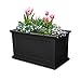 Mayne Fairfield Patio Planter 20x36 Black