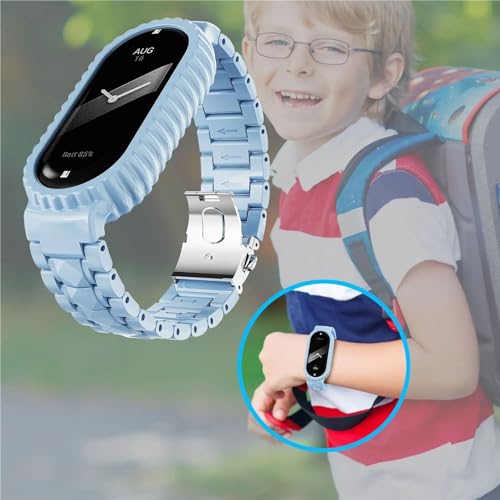 Pulsera deportiva Xiaomi Mi Band 8 repuesto transparente PC 7