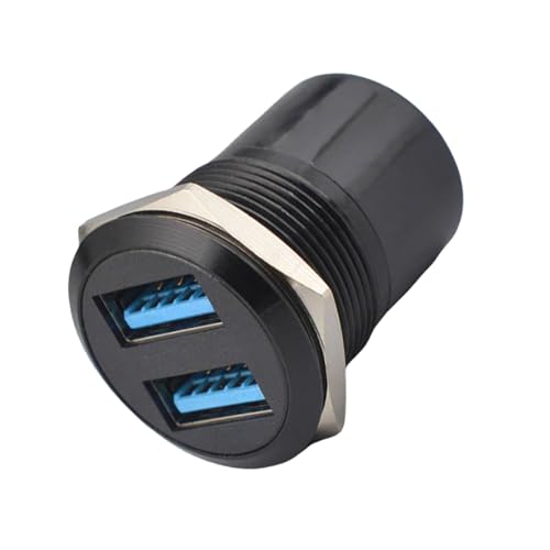 Adaptador panel USB 3.0 Doble Hembra 2x USB 3.0 miniatura 1