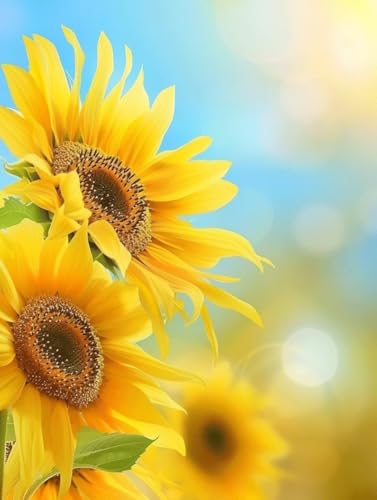 Diamond Painting Tournesol 80x110 cm | Grand Kit Broderie Diamant Complet