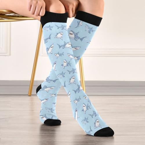 Image of Pigsaly Ceramic Mugs Coffee Cups Womens Knee High Socks Love Compression Socks Athletic Tube Sock Outdoor Sport Socks