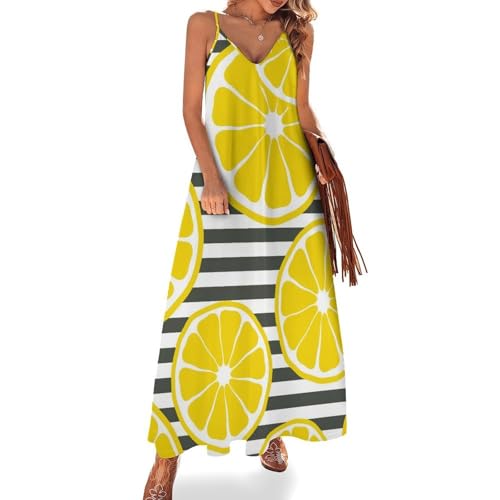 Robe longue d'été légère sans manches contre la chaleur pour plage et voyage