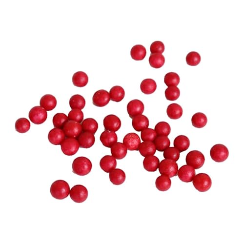 MAGICLULU 100 Stück Künstliche Beeren Dekoration 0.39In DIY Rote Beeren Für Hochzeit Party Weihnachtskranz Und Home Berry Ornament Basteln
