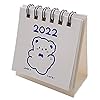 Bingdong 2022 Kleine Bureau Kalender Single-Side Gedrukt Leuke Cartoon Mini Plan Notebook Maandelijkse Staande Flip…