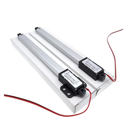 Actuador lineal eléctrico micro de 12V, varilla de empuje 200mm y 120N tipo A 7