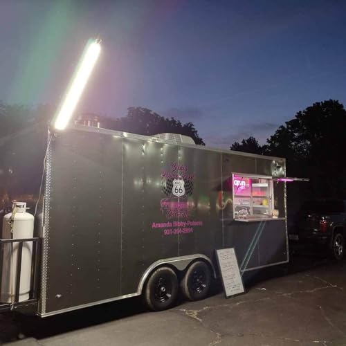 Food Truck Service Area Light – Single 5 Foot Pole 10,000 Lumens miniatura 2