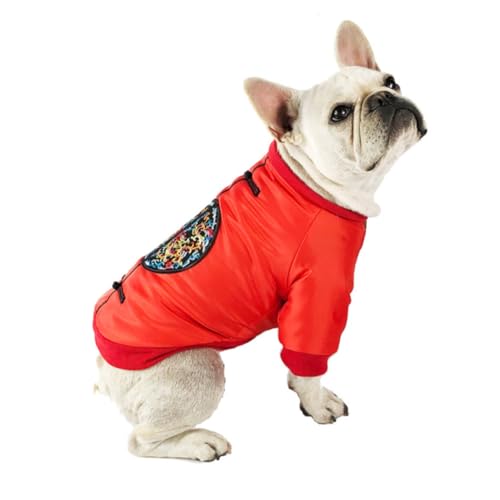 Abrigo para perro Yardwe estilo chino para año nuevo miniatura 7