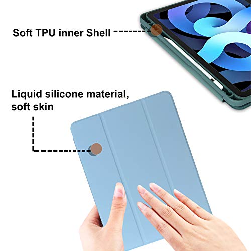 Capa inteligente A-BEAUTY para iPad 8ª/7ª geração 10.2 2020/2019 com [suporte para Apple Pencil][ult