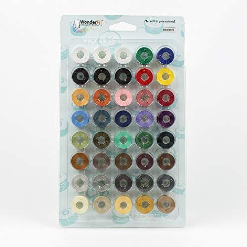 WonderFil, Specialty Threads, DecoBob, vorgewickelte Spulen, Klasse 15 - Master Set