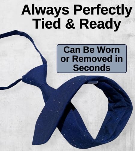 Otis & Oliver Boys Solid Color Tie Pre-Tied Kids Necktie Age 1-12 Adjustable Woven Cotton Church Wedding School Graduation2