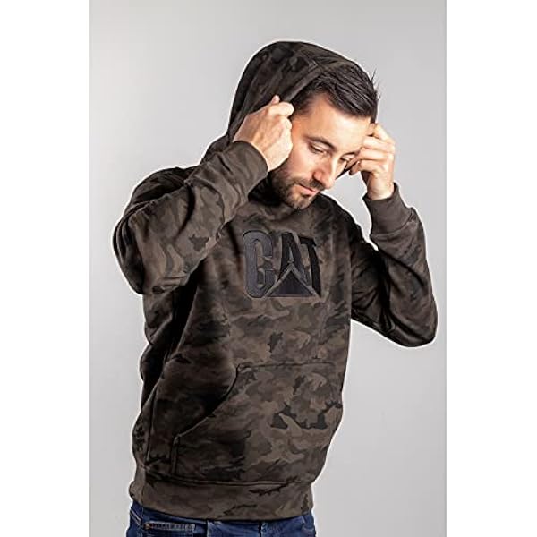 Caterpillar Trademark Hooded Sweatshirt Sudadera con Capucha para Hombre