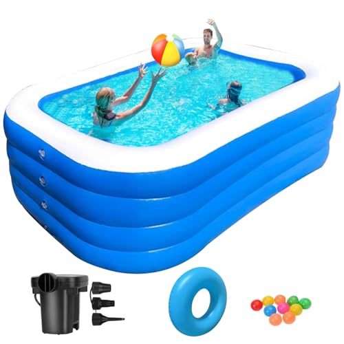 Swimming Pool GooMood Inflatable Pool 71” x 51” x...