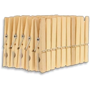 Hofmeister 50 Holz Wascheklammern 7 3 Cm Holzklammern Zum Wasche Aufhangen Basteln Und Dekorieren Fur Jede Wascheleine Geeignet Witterungsbestandig 100 Eu Buche Amazon De Kuche Haushalt