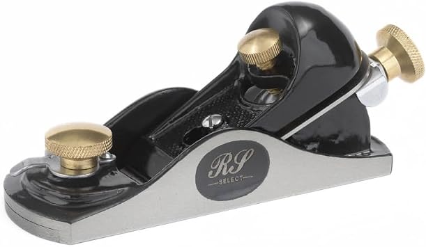 Robert Sorby Select Carpenters Block Plane No 9 1/2 Cast Iron Body 35mm Low Angle Cutter Adjustable Mouth Precision Woodworking Plane
