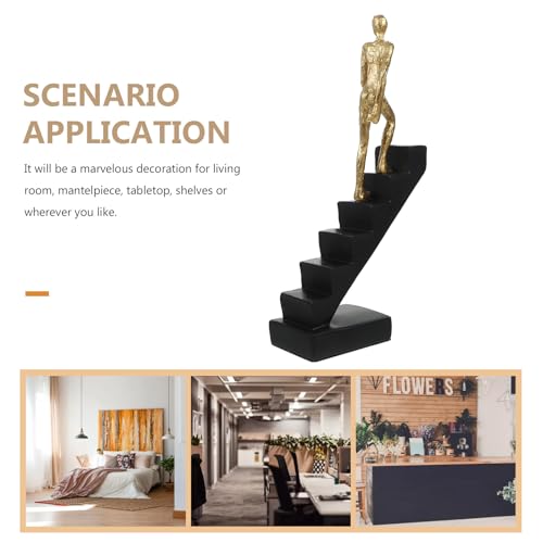 Figurines en résine abstraite pour embellir un bureau moderne - 8