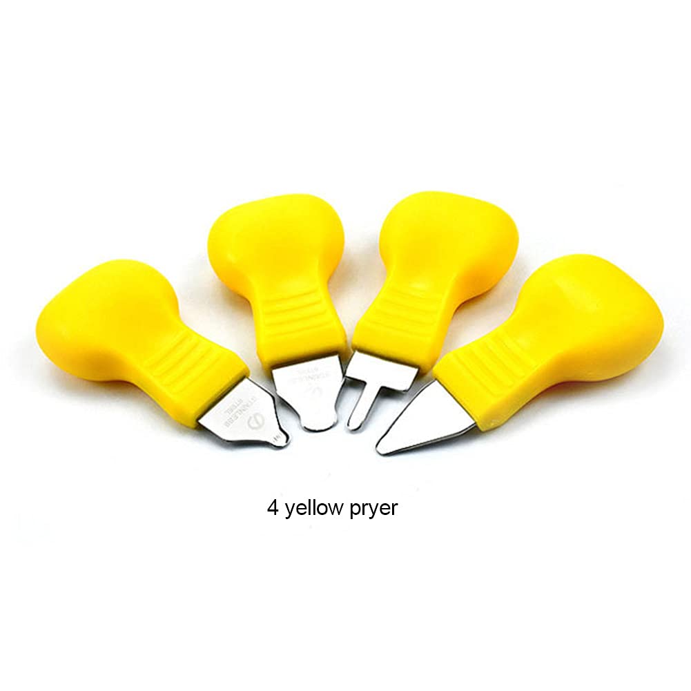 Uhrengehäuse-Entferner, Uhrenhebelklinge + Gehäuseöffner-Messer + Uhrenputztuch