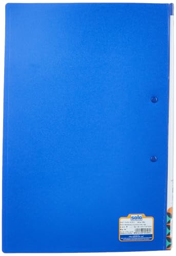Image of Solo FC Punchless Lever Clip File | Transparent Pocket, Office Document File Folder for Papers & Projects, Display Presentation Organizer Plastic File for Certificates & Portfolio