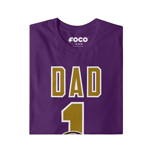Image of FOCO NFL Mens NFL Team Logo Tee Shirt #1 Dad T-Shirt
