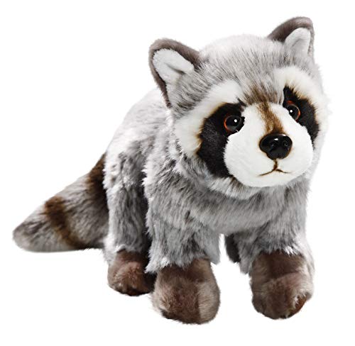 mapache de peluche gigante