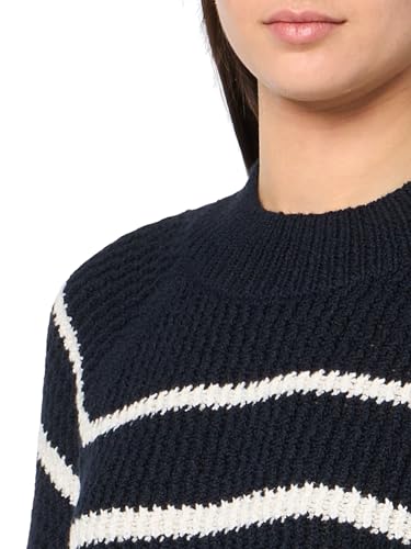 Vince Women's Ribbed Stripe Pullover3