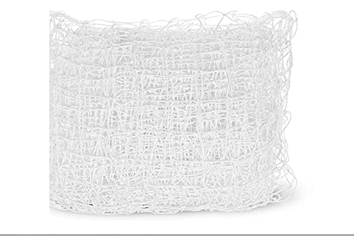 REBON Nylon Pigeon Control Anti Bird net UV Stabilised HDPE Monofilament Thickness 1mm for Home/Lawn/Shade/Netting/Sports (08 x 12 Feet) White
