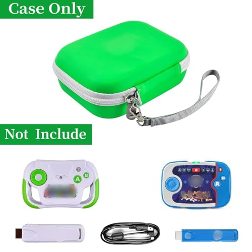 Image of Case Compatible with Leapfrog LeapLand Adventures & for PAW Patrol Learning Video Games. Toy Storage Carrying Holder for Leap Frog leapster Game System Video, Batteries and USB Cable (Box Only)