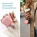 Compatible with AirPods 4 Case, Premium Soft Silicone Protective Case Cover for Apple AirPods 4th Generation with Cleaner Kit Keychain Accessories for Women Girls (Pink, for AirPod 4 case)
