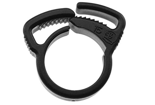 Ratchet clamps & pipe holding clips BOTH for 13/16mm garden irrigation pipe (CLAMP X 20)