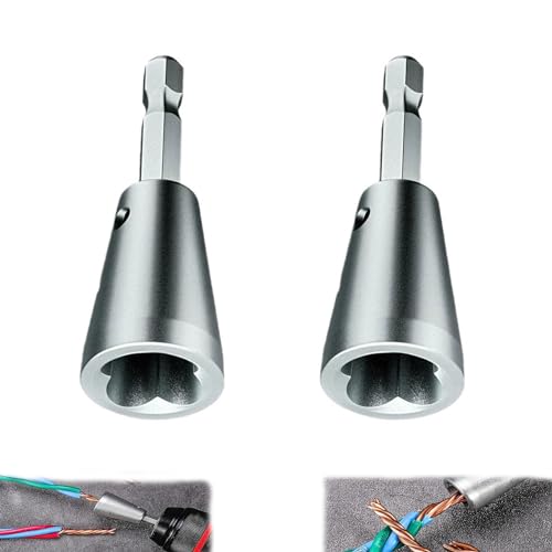 Dpj Wire Twisting Tool Wire Twister Wire Connector, Wire Twister Tool for Drill, Fast Electrical Impact Wire Twisting Tool for Dril