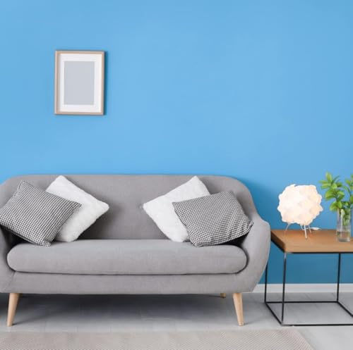 Image of DEEMUS Sky Blue Matte Peel & Stick Self Adhesive Waterproof Sticker for Living Room, Bedroom Office,Almirah, Floor, Tabletop, Wall, Fridge,& Renovation Projects (2 x 10 Feet)