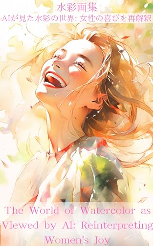 水彩画集 AIが見た水彩の世界: 女性の喜びを再解釈 The World of Watercolor as Viewed by AI: Reinterpreting Women's Joy