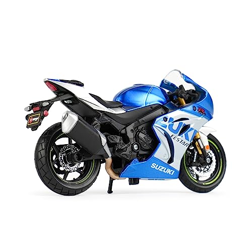 Modelo de motocicleta de carrera 1:18 Suzuki GSX-R1000 R miniatura 4