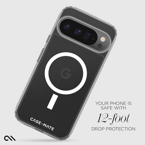 Image of Case-Mate Tough Google Pixel 10 Pro XL Case - Rugged Phone Case - Clear