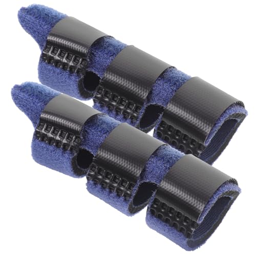 minkissy 2pcs Night Moisturizing Gloves Finger Protective Brace Tool Stand Finger Straightening Splint Band Practical Finger Brace Elastic Finger Splint Finger Fixing Strap Aluminum Strip