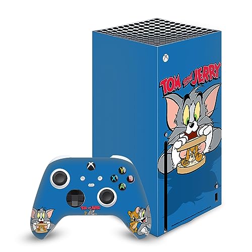 Skin Tom and Jerry Xbox Series X habillage vinyle salon gaming personnalisé