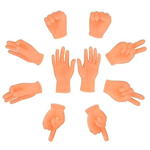 Willingood Mini juego de manos pequeñas, mini muñecas, para las manos de los dedos, trucos de magia, juguetes divertidos para fiestas de cumpleaños, fiestas de juegos, Halloween | Ya disponible en tu tienda friki favorita! En mundofriki.es!