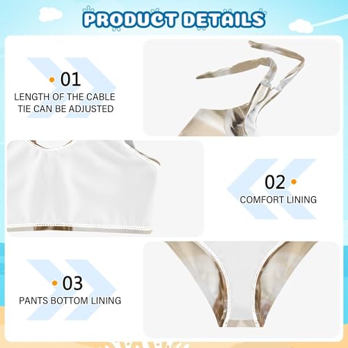 Cute Giraffe Baby in Tub Girls Bikini Sets 2 Piece Swimsuits Bathing Suit Swimwear4