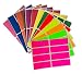 Royal Green Colored Label Sticker Rectangle in 13 Colors 1 x 3 inch writable Labels - 104 Pack