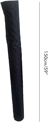 Miniatura 7 de Enfudid Cubierta de manguera de aire acondicionado portátil, cubierta de manguera de CA aislada, ajuste universal para conductos de escape de 5