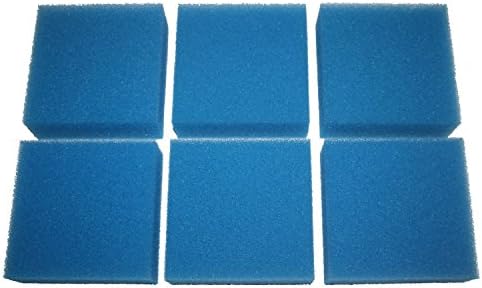 INGVIEE Pack of 6 Compatible Fine Aquarium Foam Filter Sponge for Juwel Standard/Bioflow 6.0