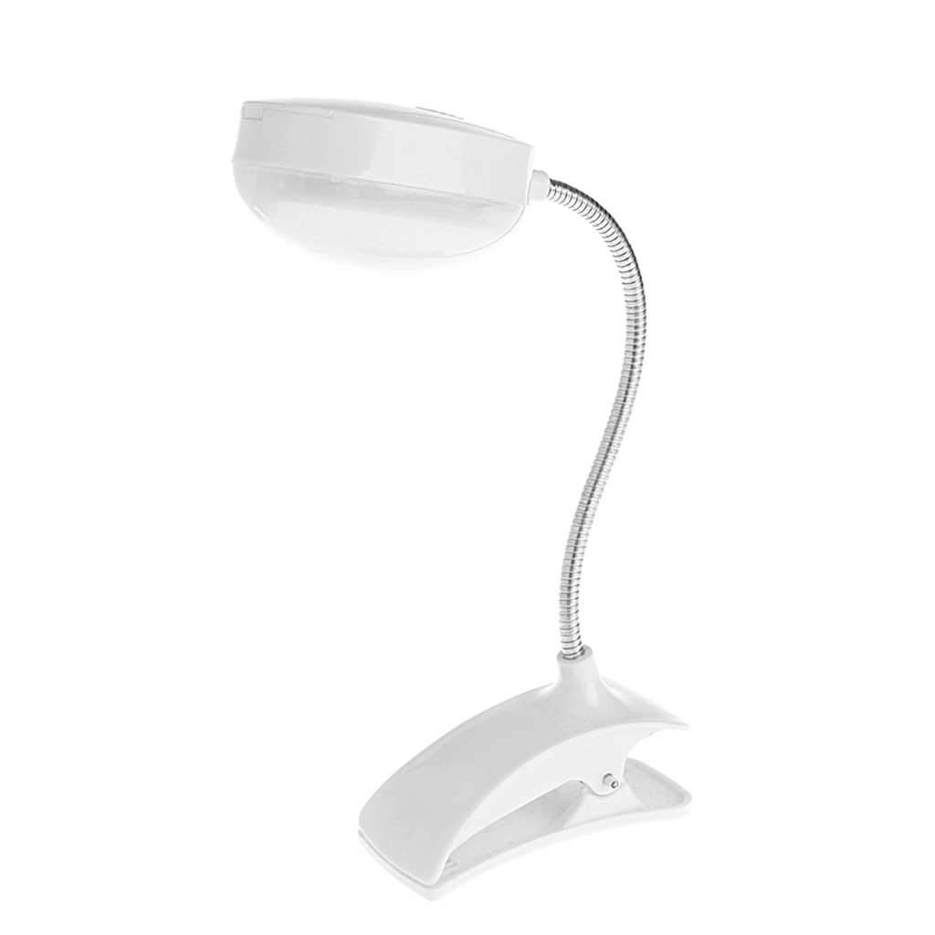 Lampada da Scrivania Clip-on Table Lamp LED morsetto di lettura Studio Bed Laptop Desk Bright Light Interruttore clip della luce della lettura for bambini adulti At Home Usa per Leggere ( Color : A )