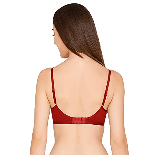Image of Zivame Everyday Double Layered Non Wired 3 /4th Coverage T-Shirt Bra - Georgia Peach