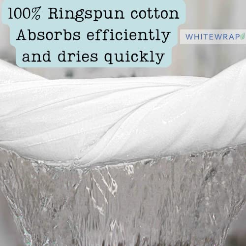 Whitewrap Flour Sack Dish Towels | Highly Absorbent Flour Sack Towels | Kitchen Towels For Baking, Cooking, And Cleaning | 12 Pack, 18"X28", White #TOP2