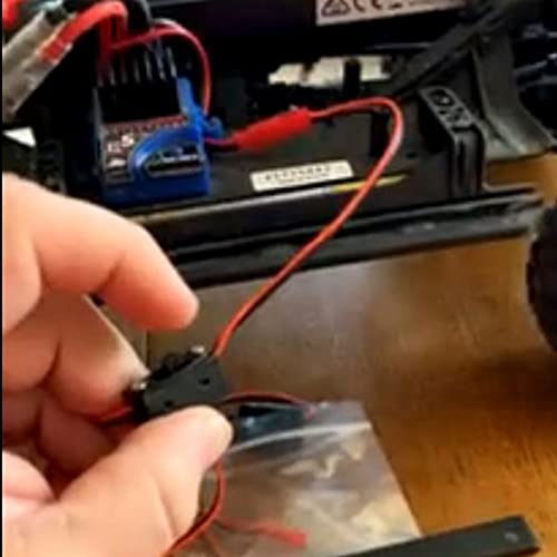 2Pcs 4 Cell 6V Aa Battery Holder With Futaba Fut Jr Plug/3-Pin Servo Connector Rc On/Off Switchs For 1/8 1/10 Rc Car #TOP6