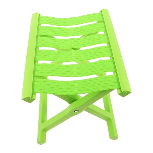 Mikikit Portable Lightweight Folding Stool for Outdoor Use Ergonomic Fishing Chair Collapsible Camping Seat for Gardening and Backyard Activities Compact and Easy to Carry